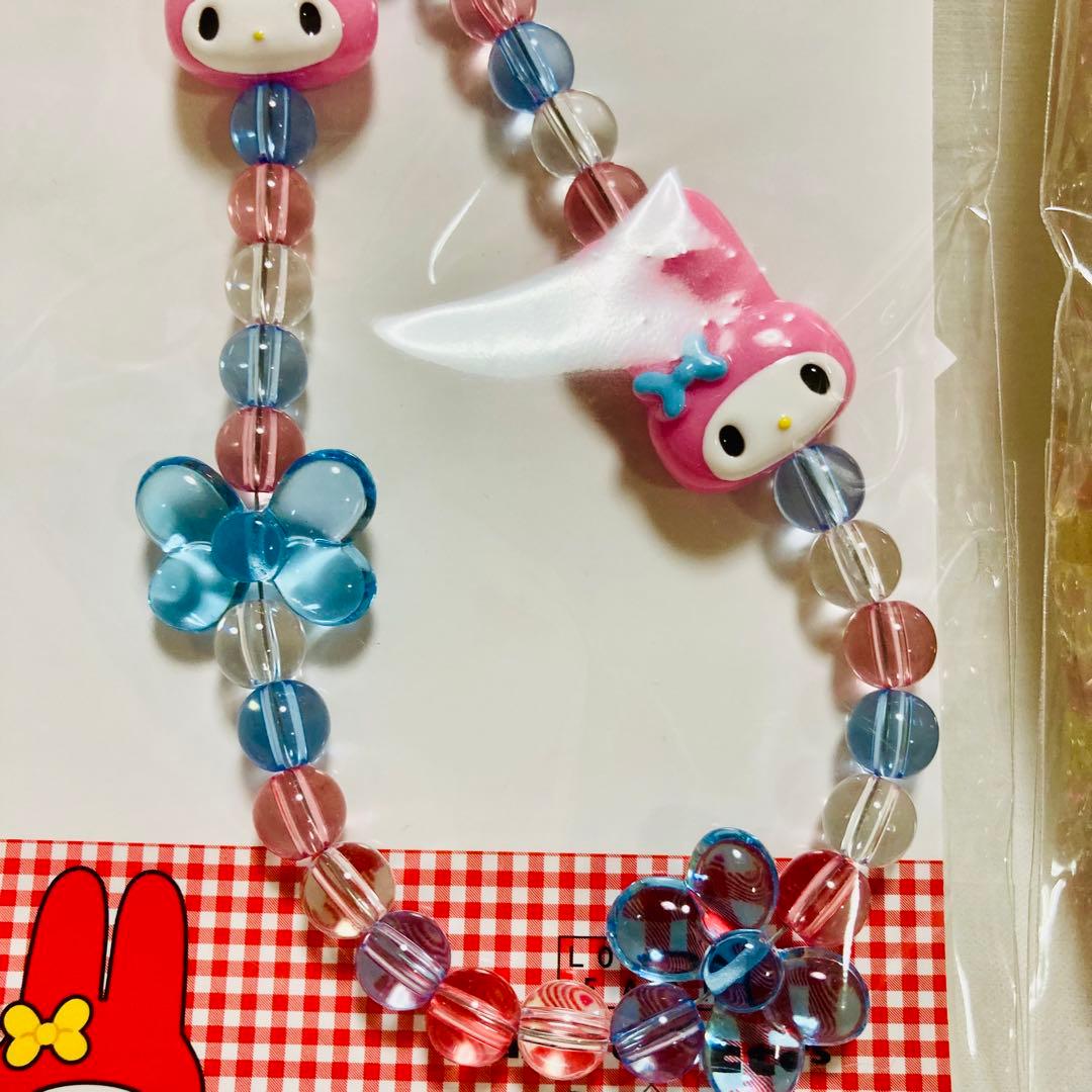 LOWRYS FARM マイメロディ モバイル ストラップ 赤/ピンク 赤メロ