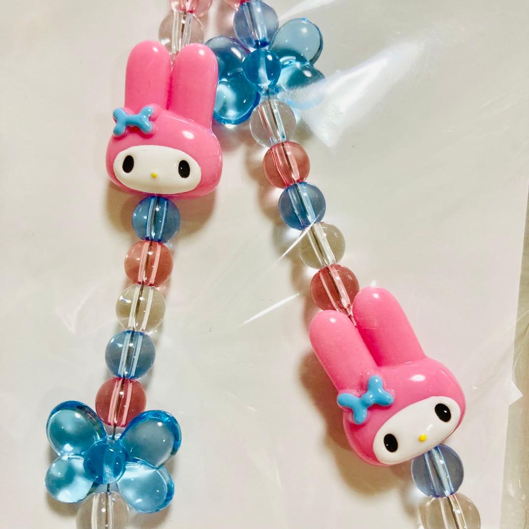 LOWRYS FARM マイメロディ モバイル ストラップ 赤/ピンク 赤メロ