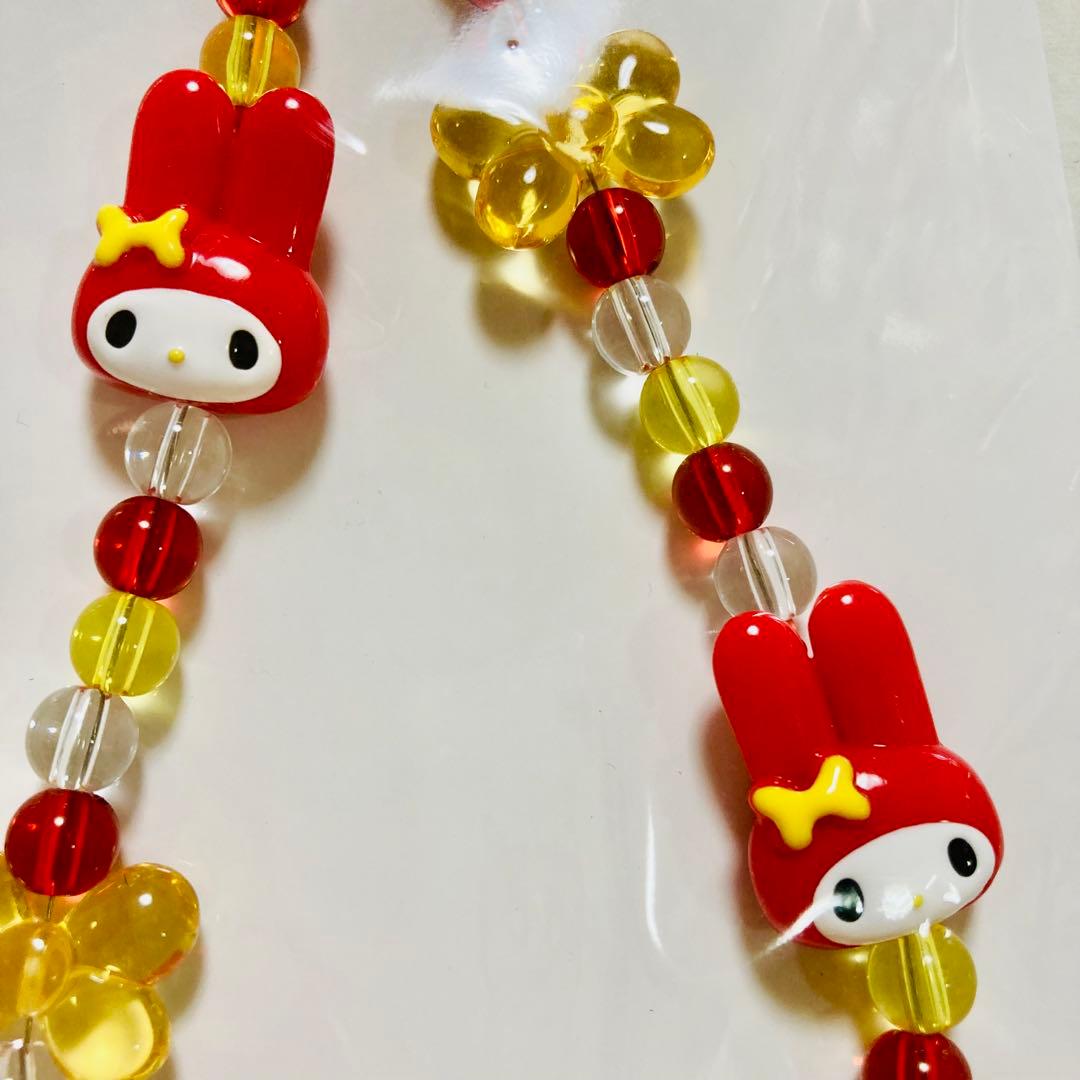 LOWRYS FARM マイメロディ モバイル ストラップ 赤/ピンク 赤メロ