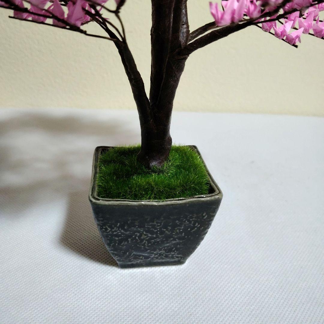 折り鶴盆栽(河津桜盆栽)No.50