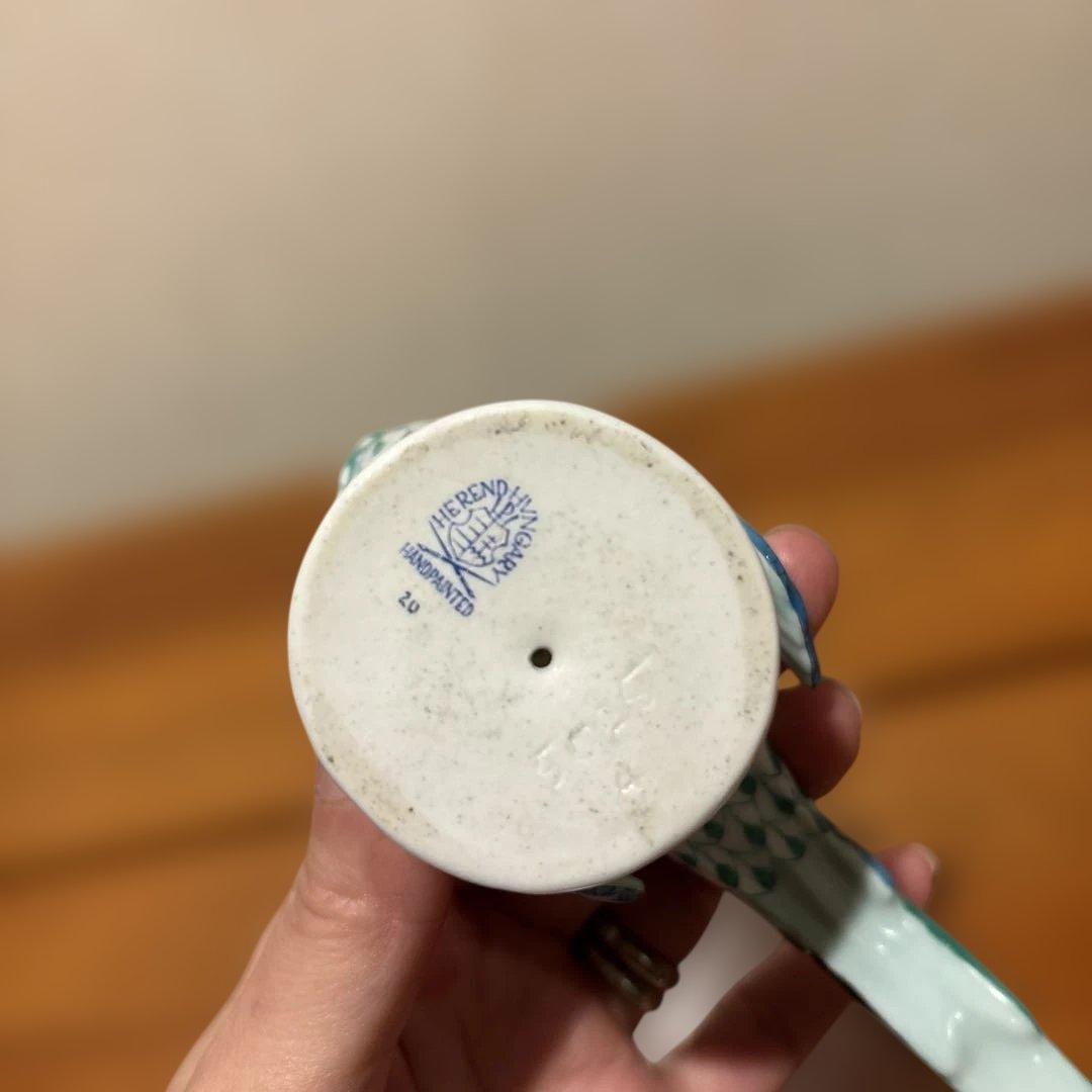 ヘレンド　フィギュア　グリーンフィッシュネット　キジ