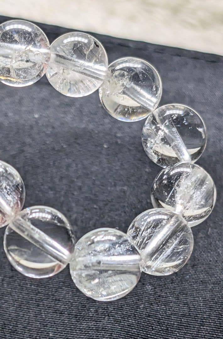 ナチュラルカラートパーズ　ピンクトパーズクローバー☘　ブレスレット