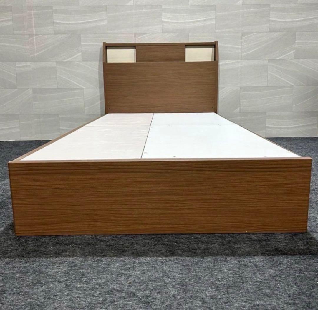 ニトリ ベッドフレーム シングル 収納付き 格安 アザン浅型 寝具 d5266