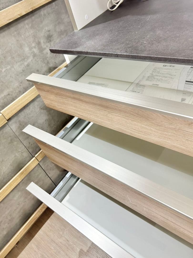 せ*ん様 AYANO 綾野製作所 食器棚 レンジボード W1400 木目調