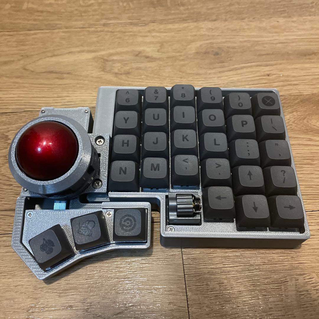 CCK-BALL 角度調整可能 分割トラックボール キーボード ZMK/QMK