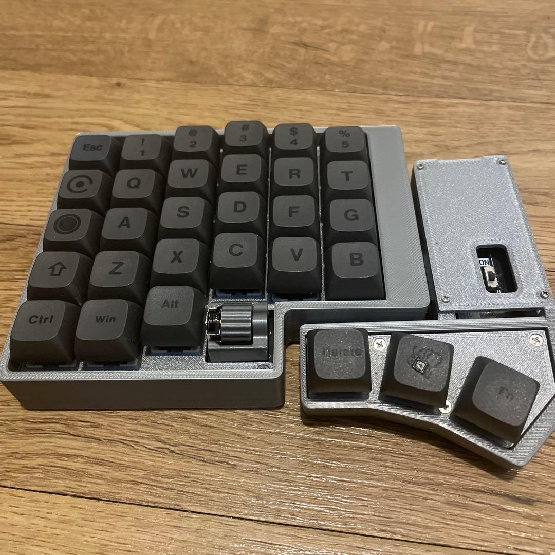 CCK-BALL 角度調整可能 分割トラックボール キーボード ZMK/QMK