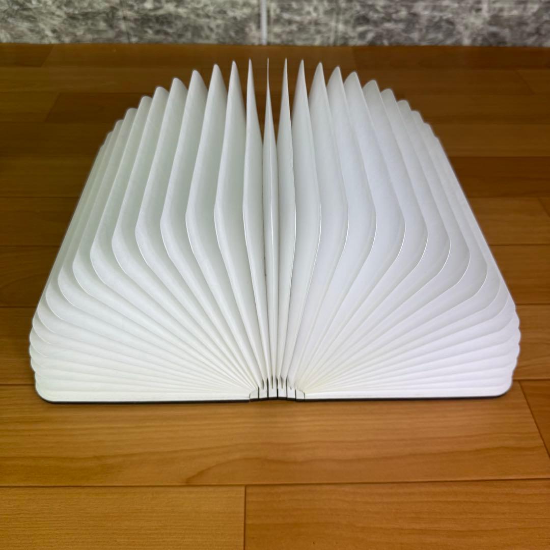 【美品】Lumio ルミオエスエフ　ブック型ライト　LED ウォルナット