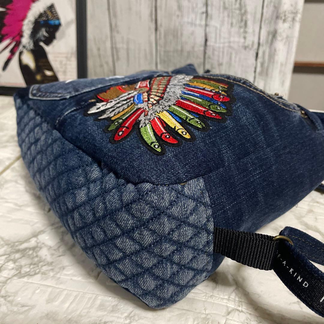 No.532 デニムリメイクバッグ　3wayバッグ