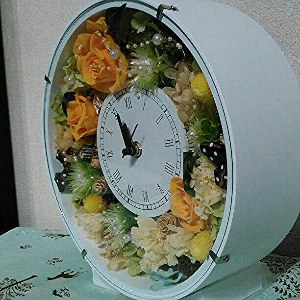 花時計ミックスフラワーアレンジメント