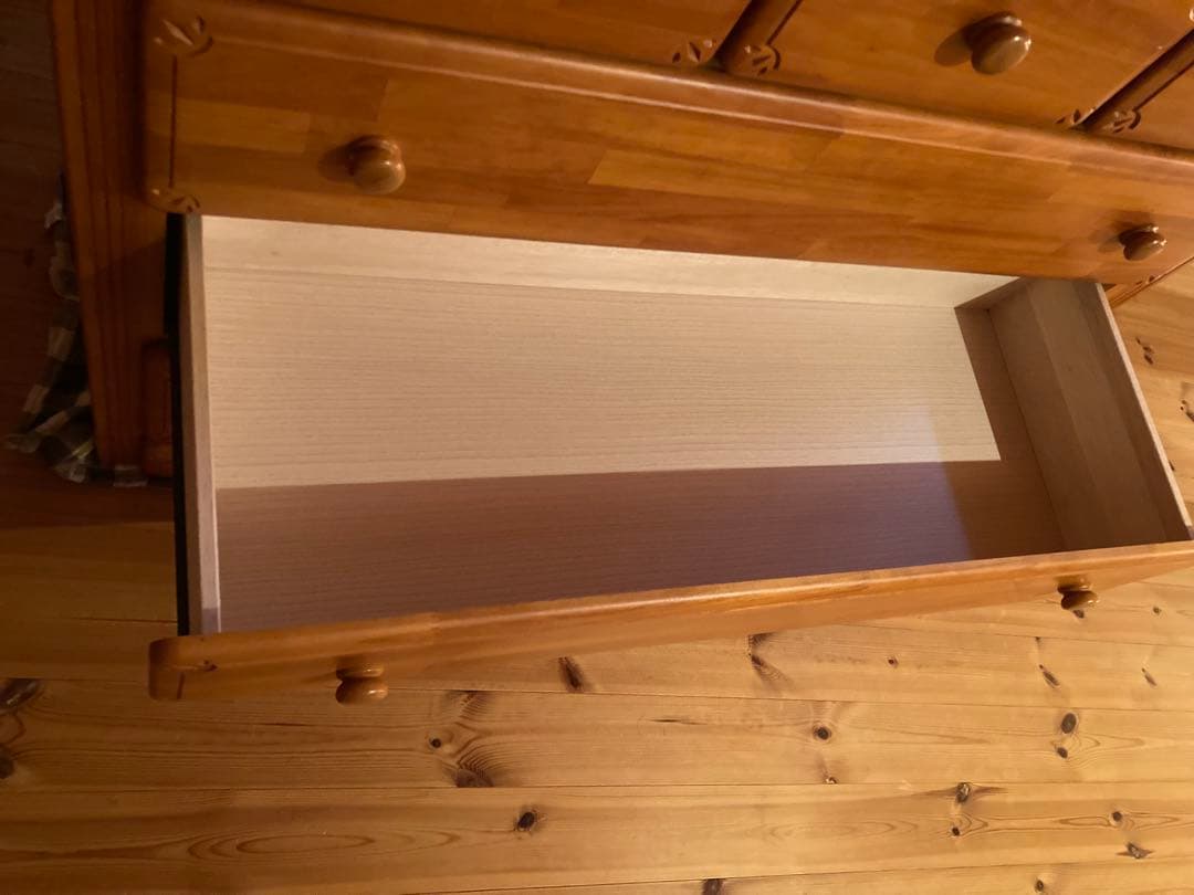 収納チェスト 6引き出し 木製