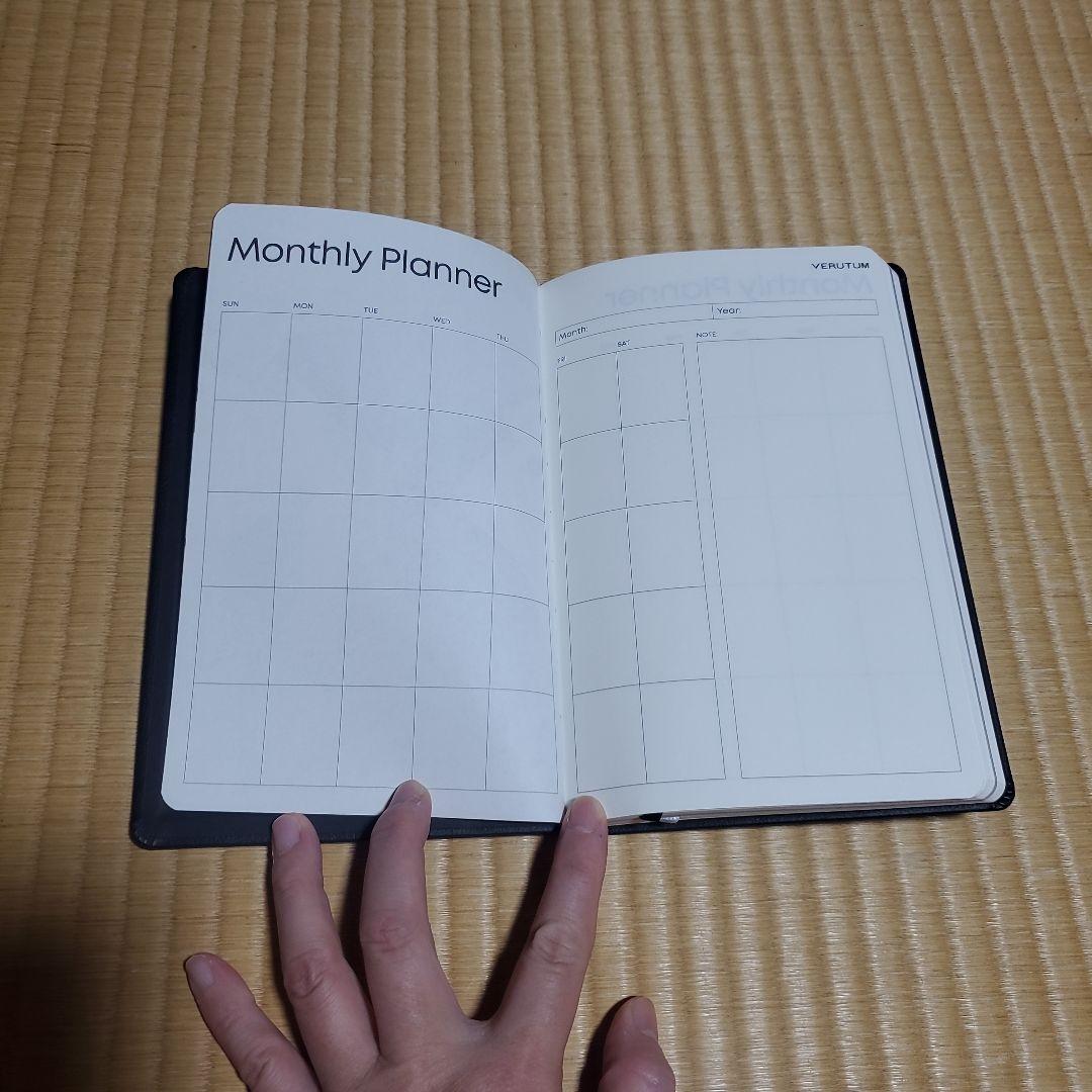 チチャンウク✕VERUTUM スケジュール帳　ポストカード付き