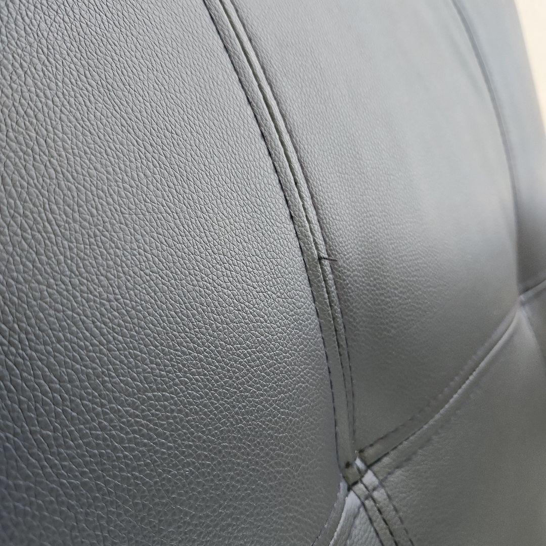 ブラック合成皮革2～3人掛けソファベット　名古屋引き取りのみ