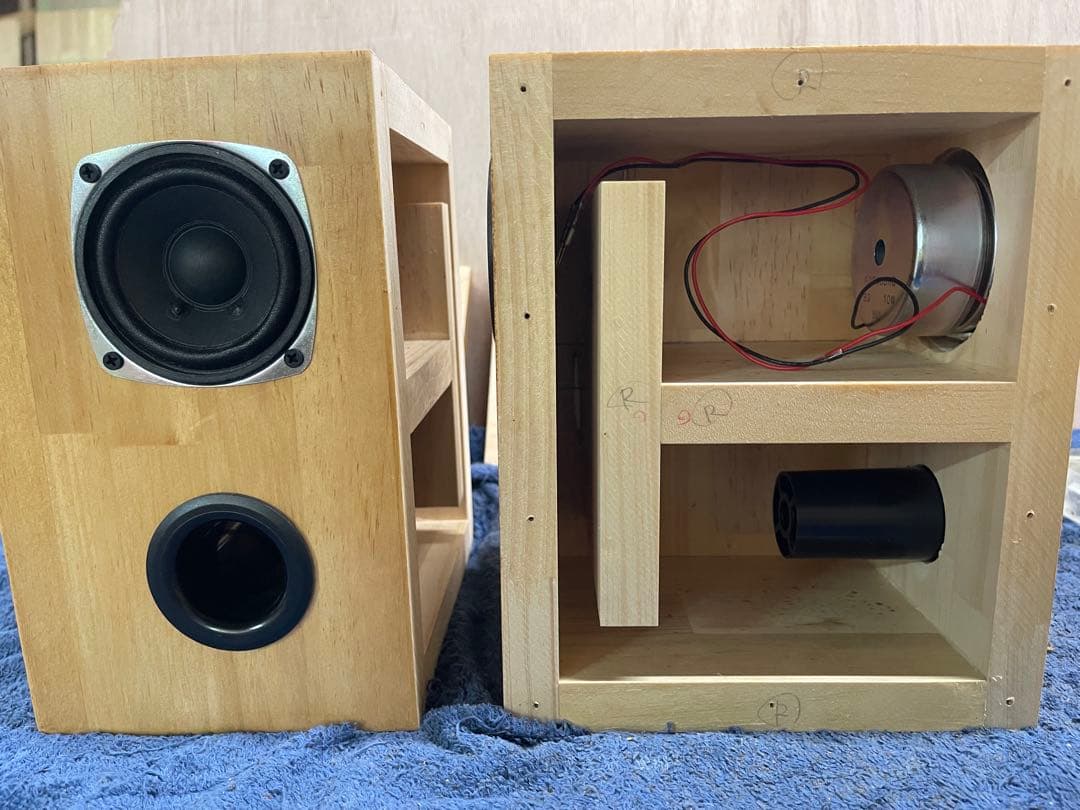 wooden8 Wバスレフ 自作スピーカー