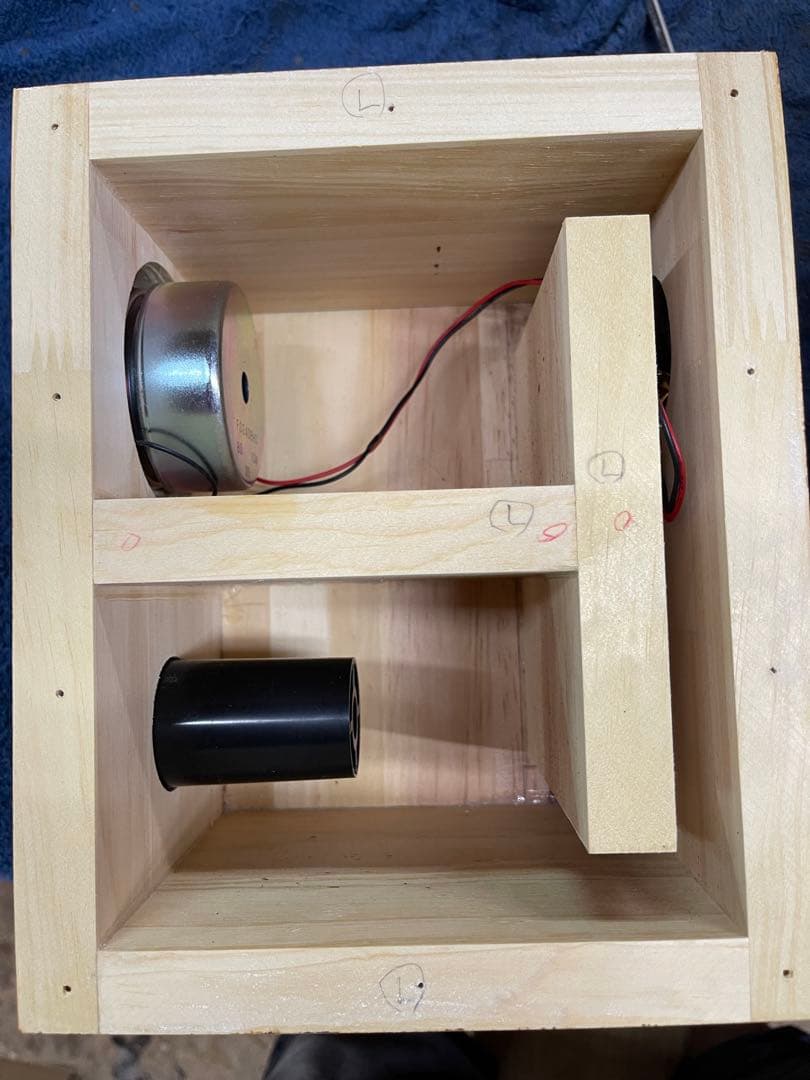 wooden8 Wバスレフ 自作スピーカー