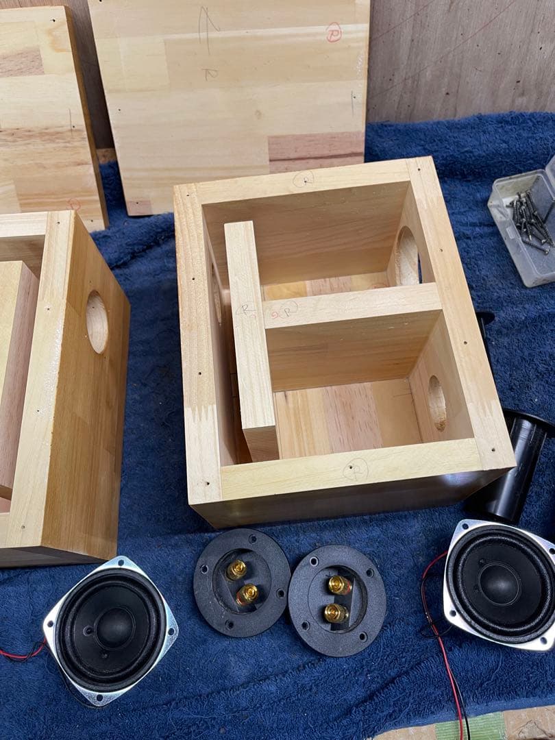 wooden8 Wバスレフ 自作スピーカー