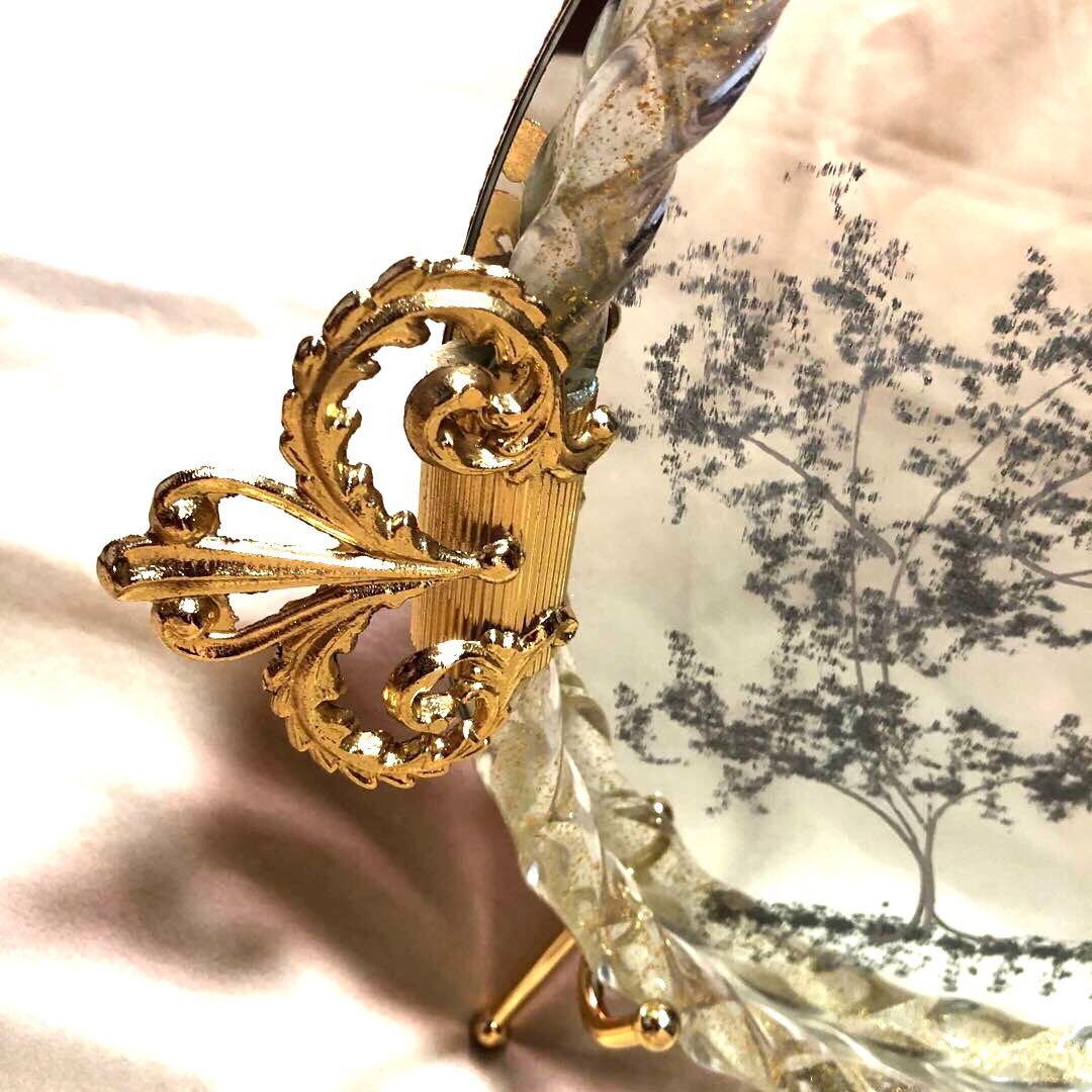 ムラーノガラス　トレー　専用台付き