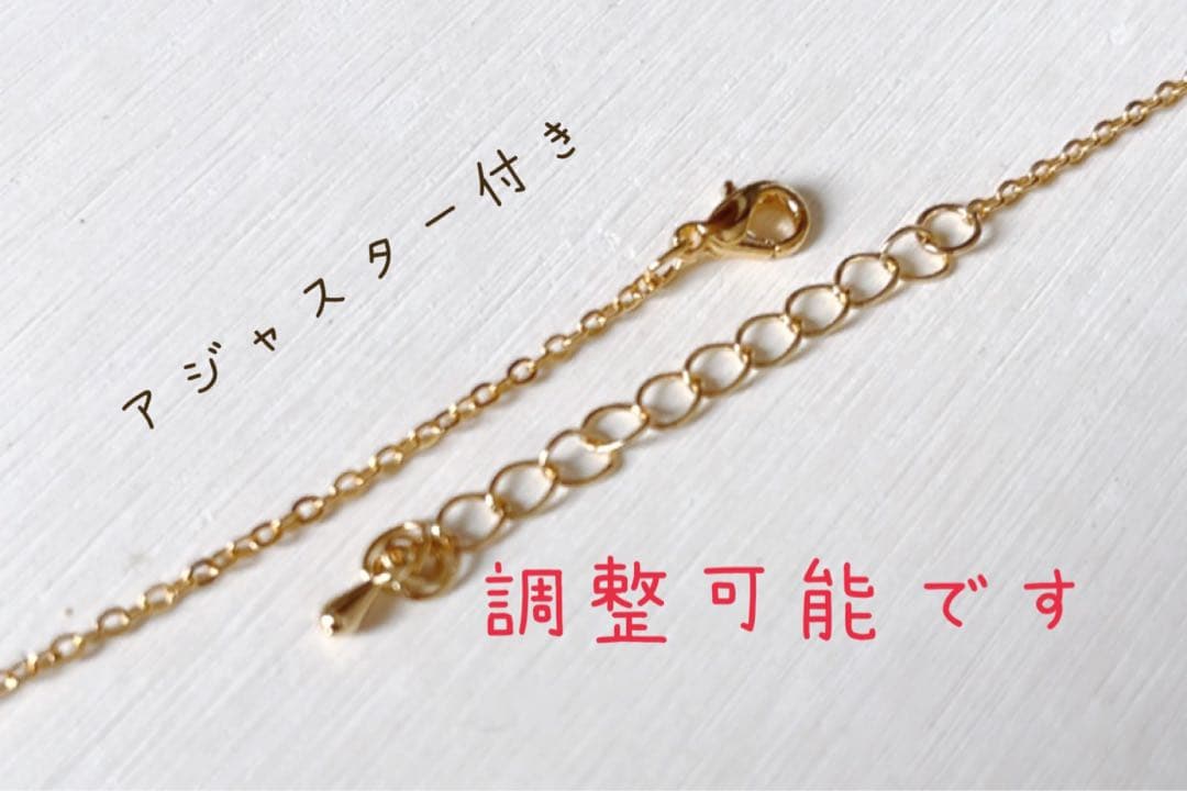 天然石ネックレス｜ルチルクォーツとローズスクエアのネックレス