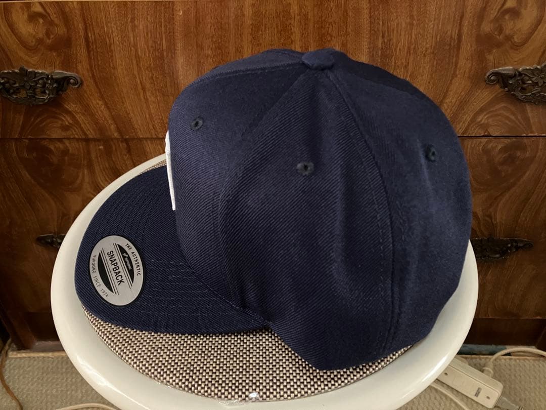 ミュージシャン The BONEZ N-Logo Flat Visor Cap Navy