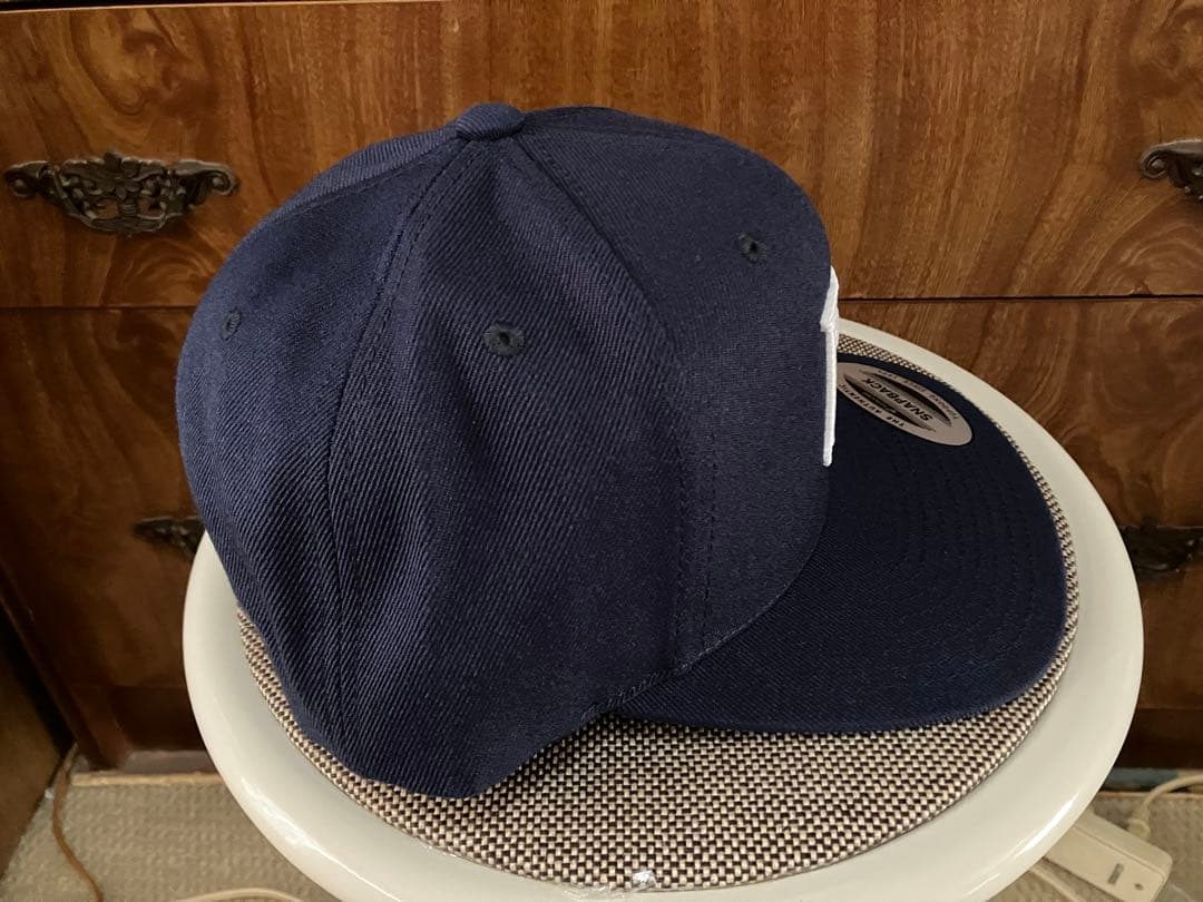 ミュージシャン The BONEZ N-Logo Flat Visor Cap Navy