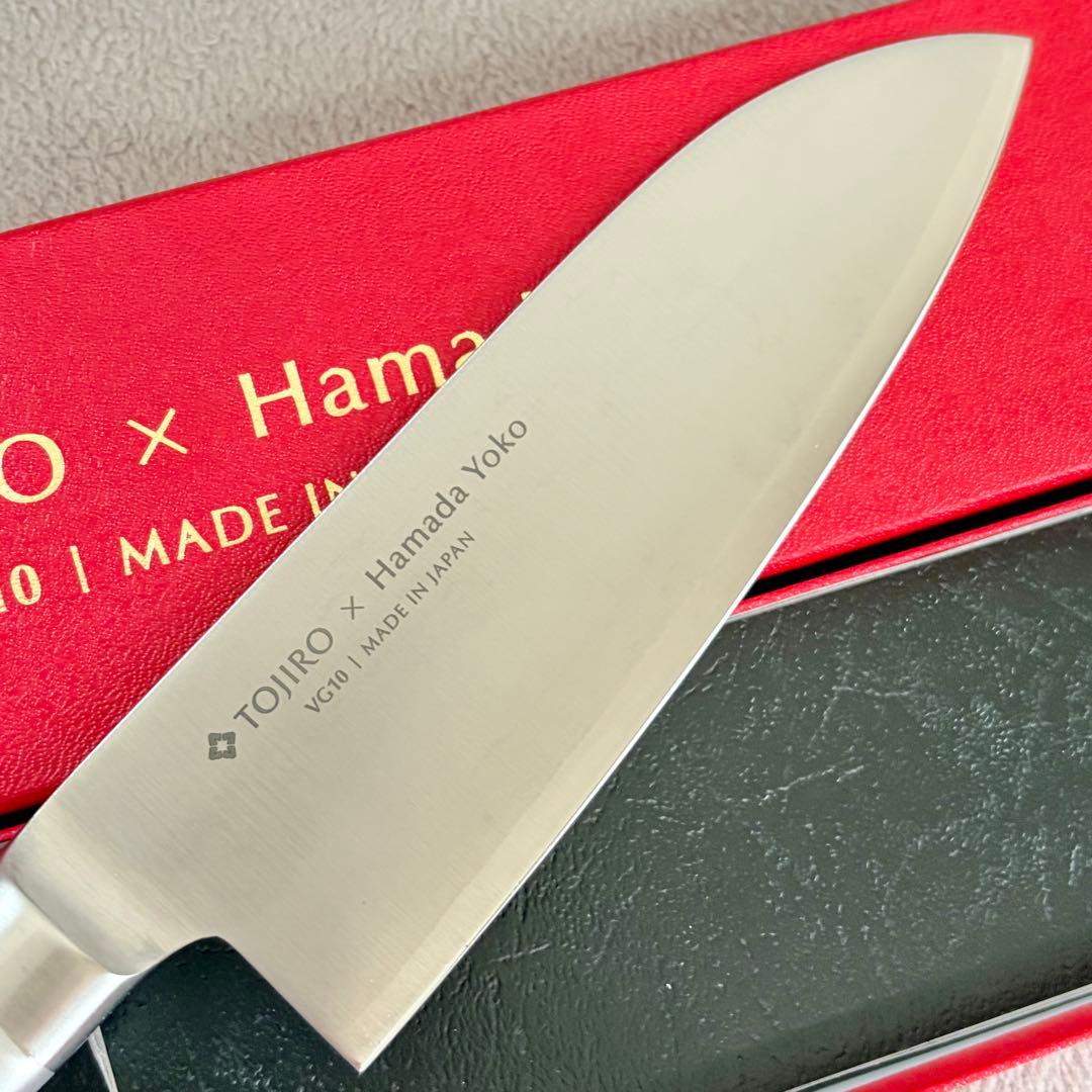 浜田ママプロデュース 使いやすい刀身の包丁 藤次郎 ロゼ 14.5cm 三徳包丁