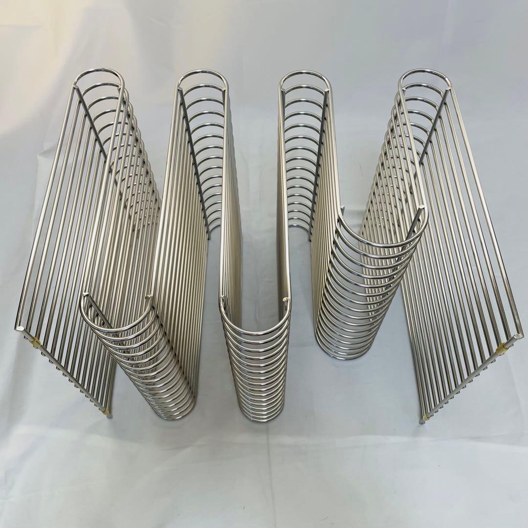 AYTM Curva マガジンラック シルバー