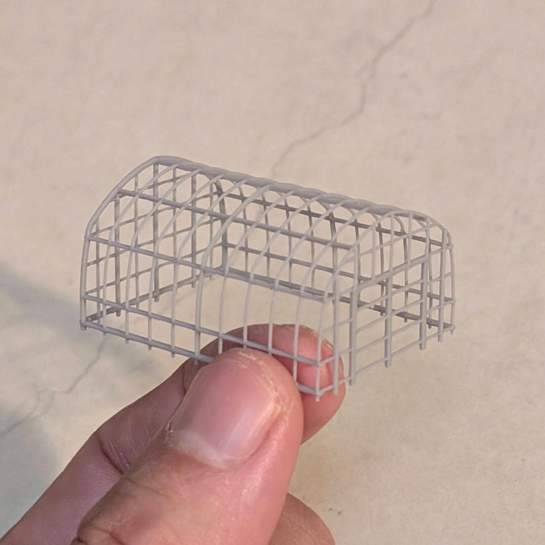 [ギーちゃん]節までリアルな竹の模型（1/150×60本）未塗装・新v