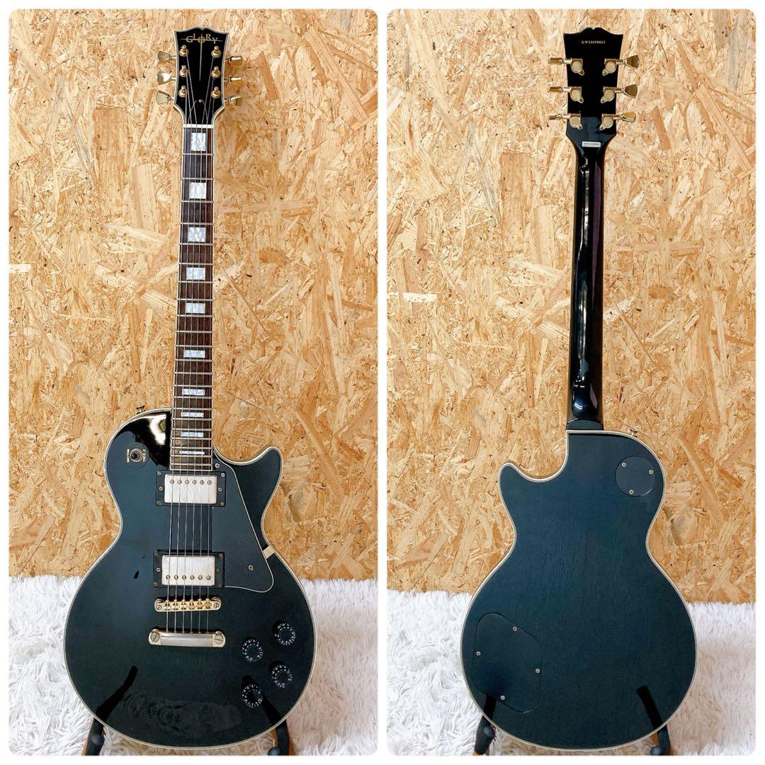 Glory グローリー　レスポールカスタム　ブラック　エレキギター