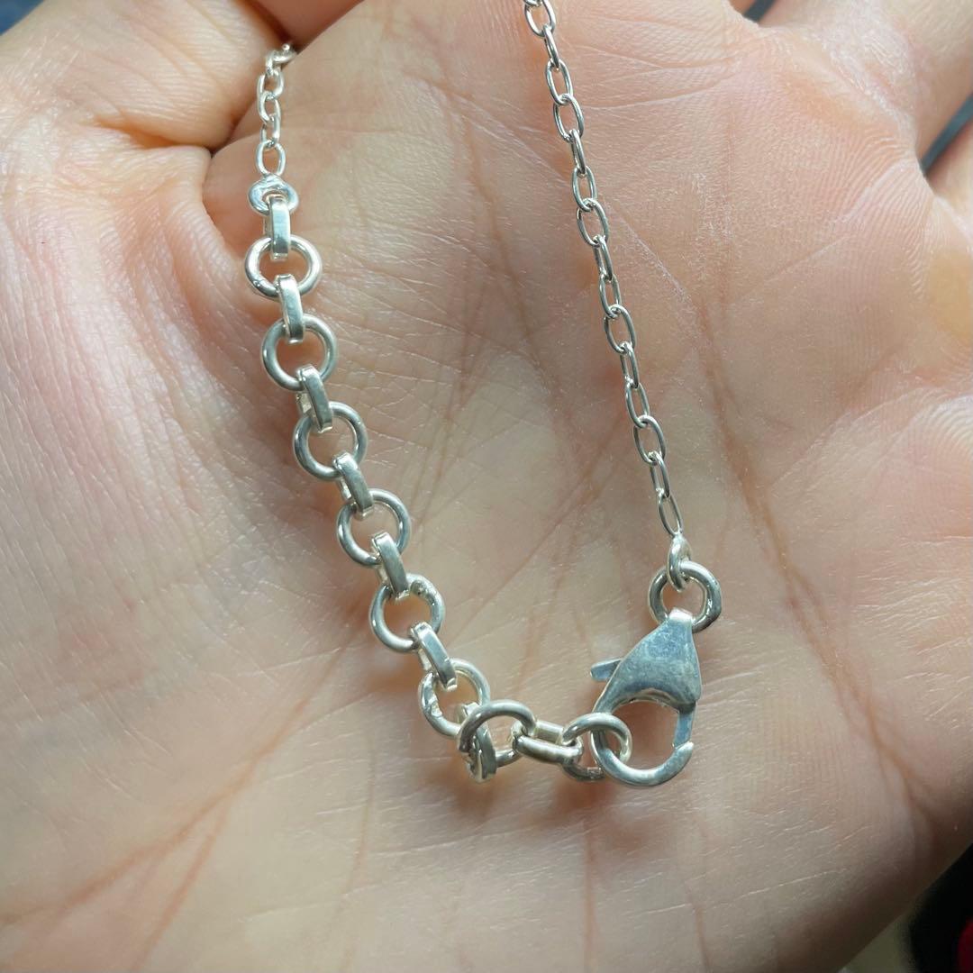 天然石ネックレス　ラブラドライト　トパーズ　10pcs SV925刻印