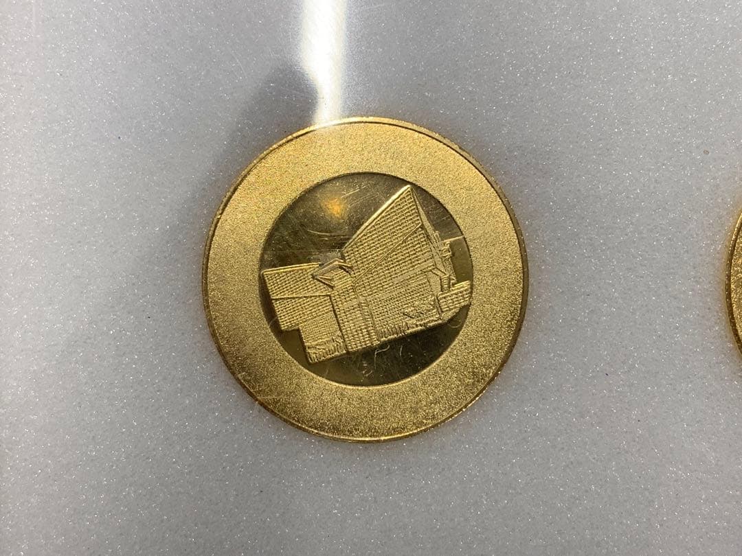 大阪　海遊館　水族館　記念メダル　2枚セット　金色メダル　記念品