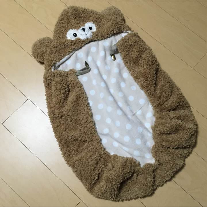 ダッフィー風 抱っこ紐 防寒ケープ 限定3名様