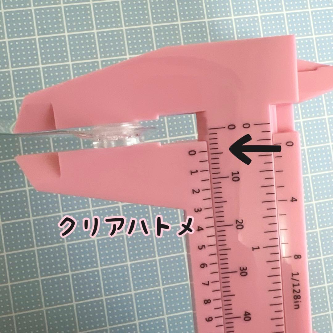 キャンディバッグ クリアハトメ付き 袋 100枚セット 5×7cm キーホルダー