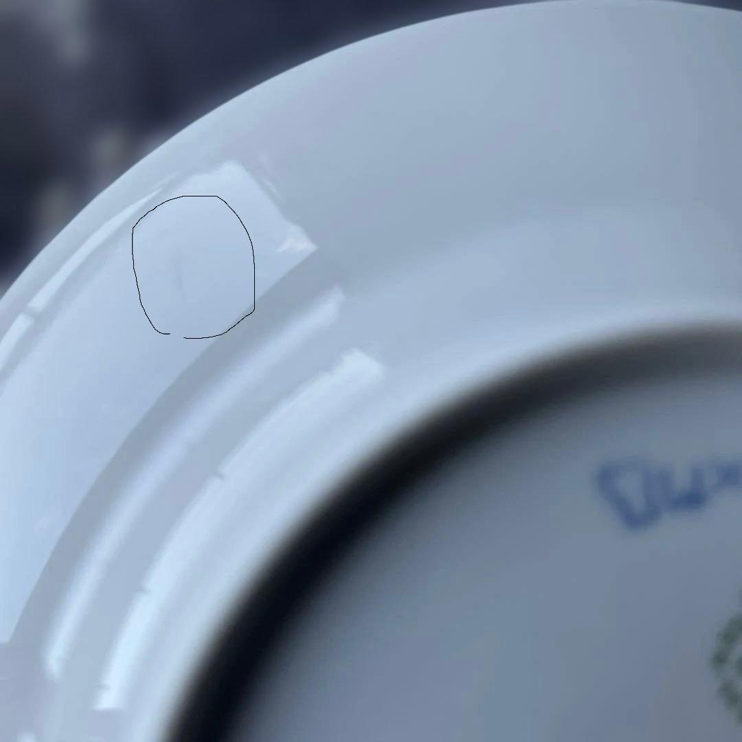 ロイヤルコペンハーゲン　ブルーフルーテッドプレイン　17cmプレート　ケーキ皿