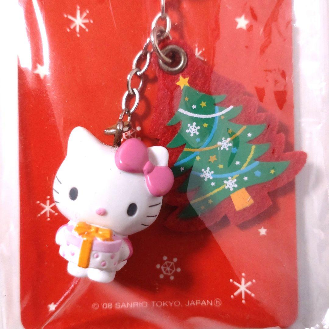 SANRIO　ハローキティ　ストラップ　ハッピークリスマスバージョン