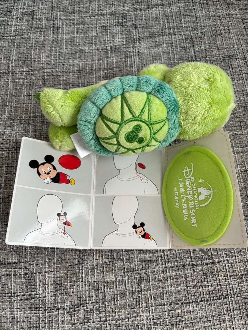 【上海ディズニー】磁石つき ダッフィー オルメル 肩のせぬいぐるみ