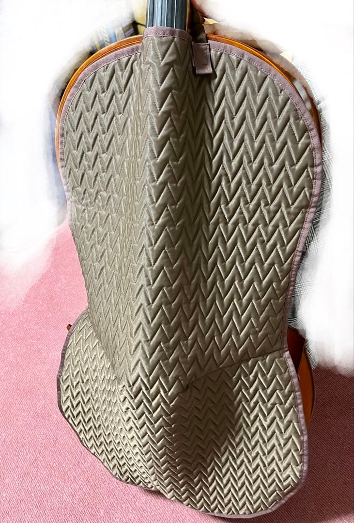 チェロブランケット⭐️裏面シルク100% ブラウン