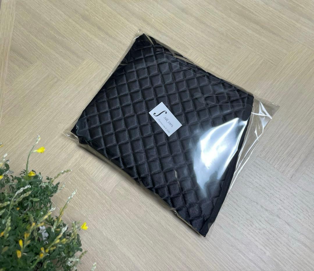 チェロブランケット⭐️裏面シルク100% ブラウン