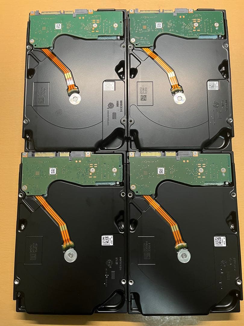 Seagate Exos X18 18TB SATA HDD 4台セット