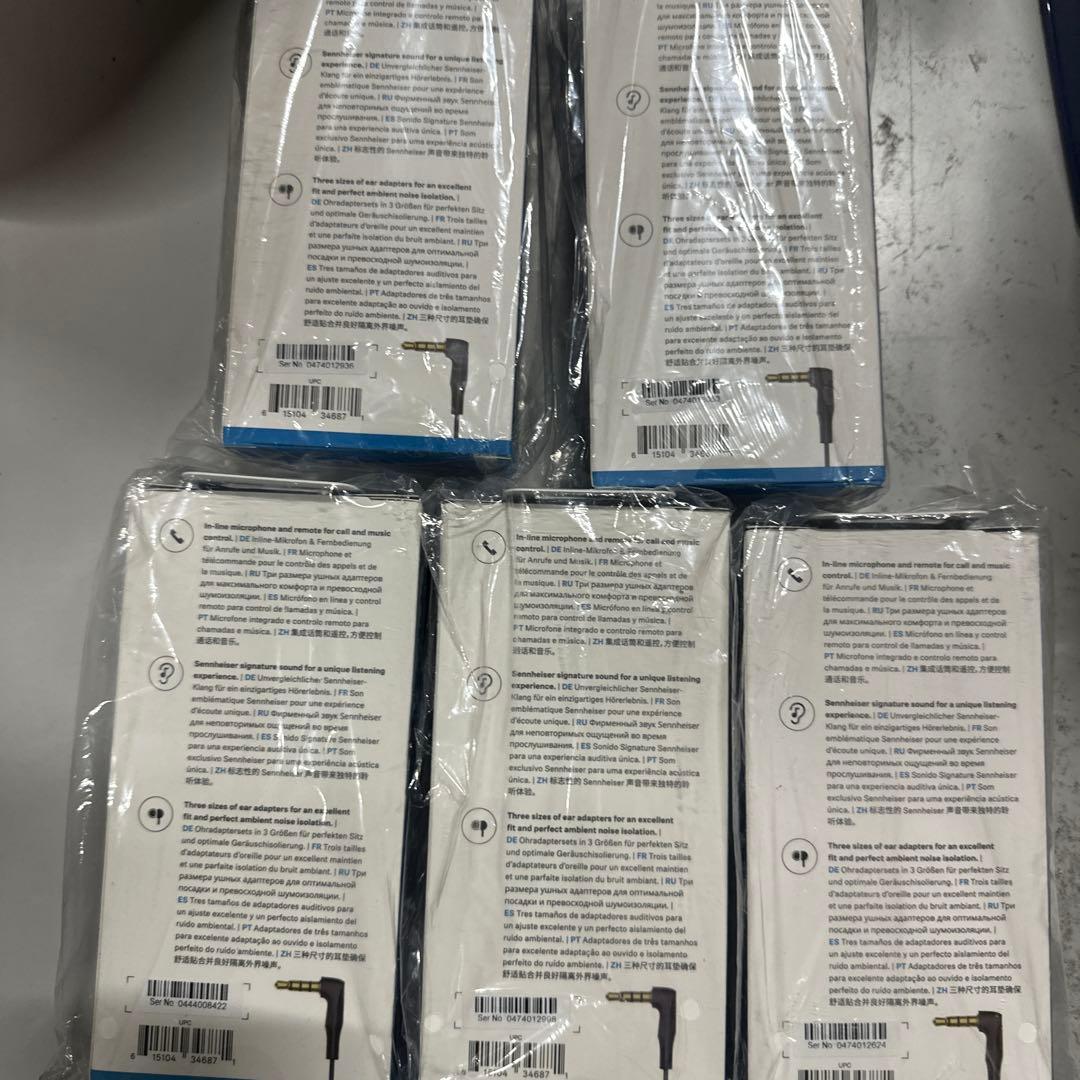 Sennheiser ゼンハイザーCX80S イヤホン 5点