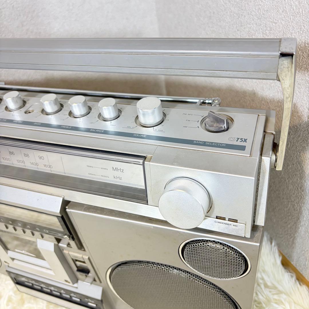 AIWA CS75X アイワ ステレオラジオカセットレコーダー