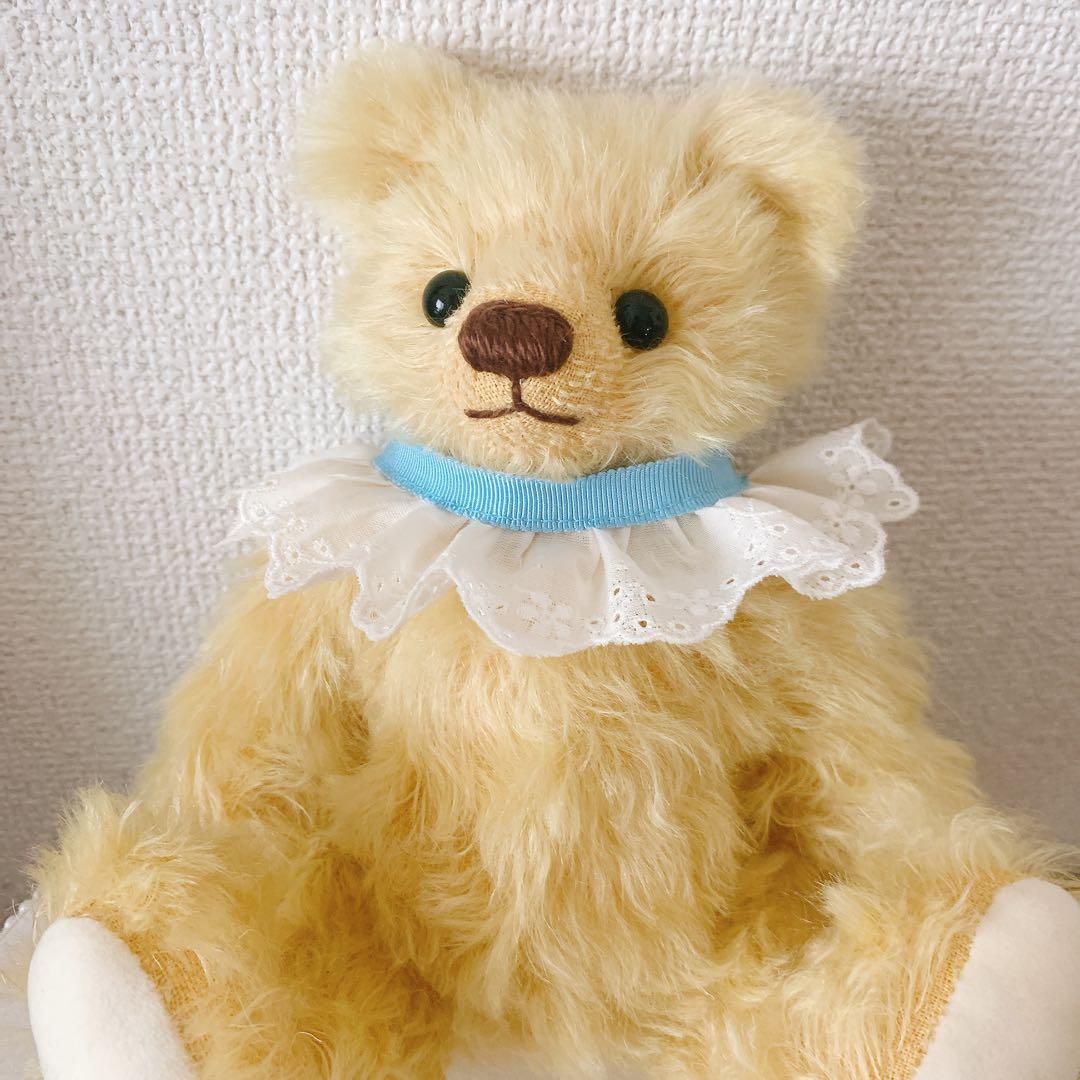 Nana Bee.♡ハンドメイド テディベア 23㎝ イエロークリーム