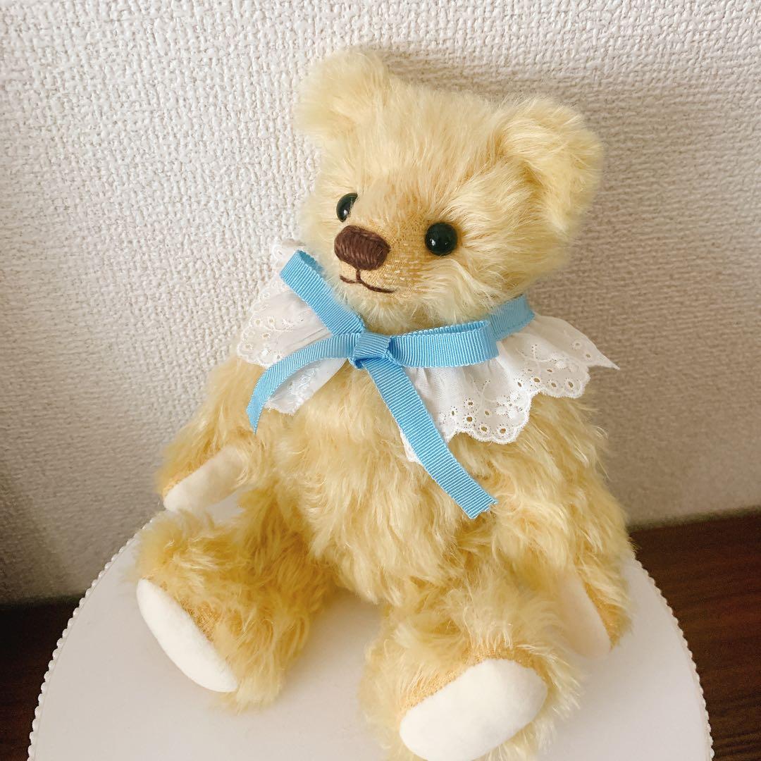 Nana Bee.♡ハンドメイド テディベア 23㎝ イエロークリーム