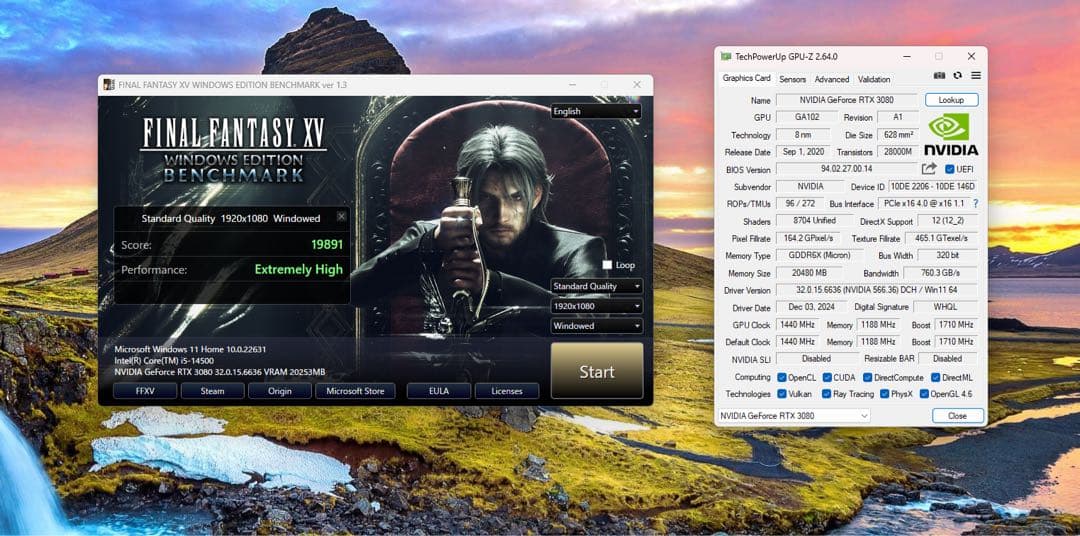 ASUS RTX 3080 20GB TUF Gaming AI用