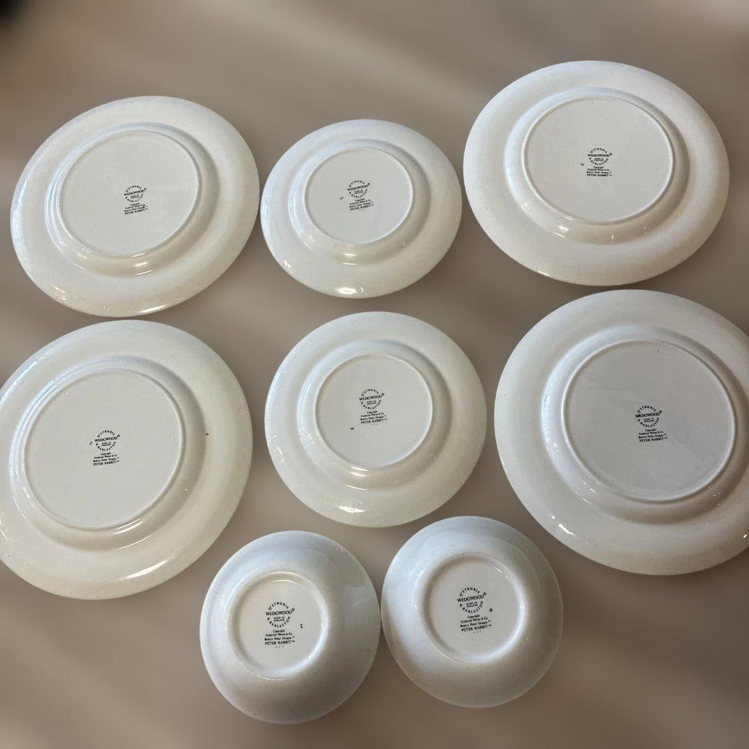  ピーターラビット　大皿　小皿　サラダ皿　食器　セット　うさぎ