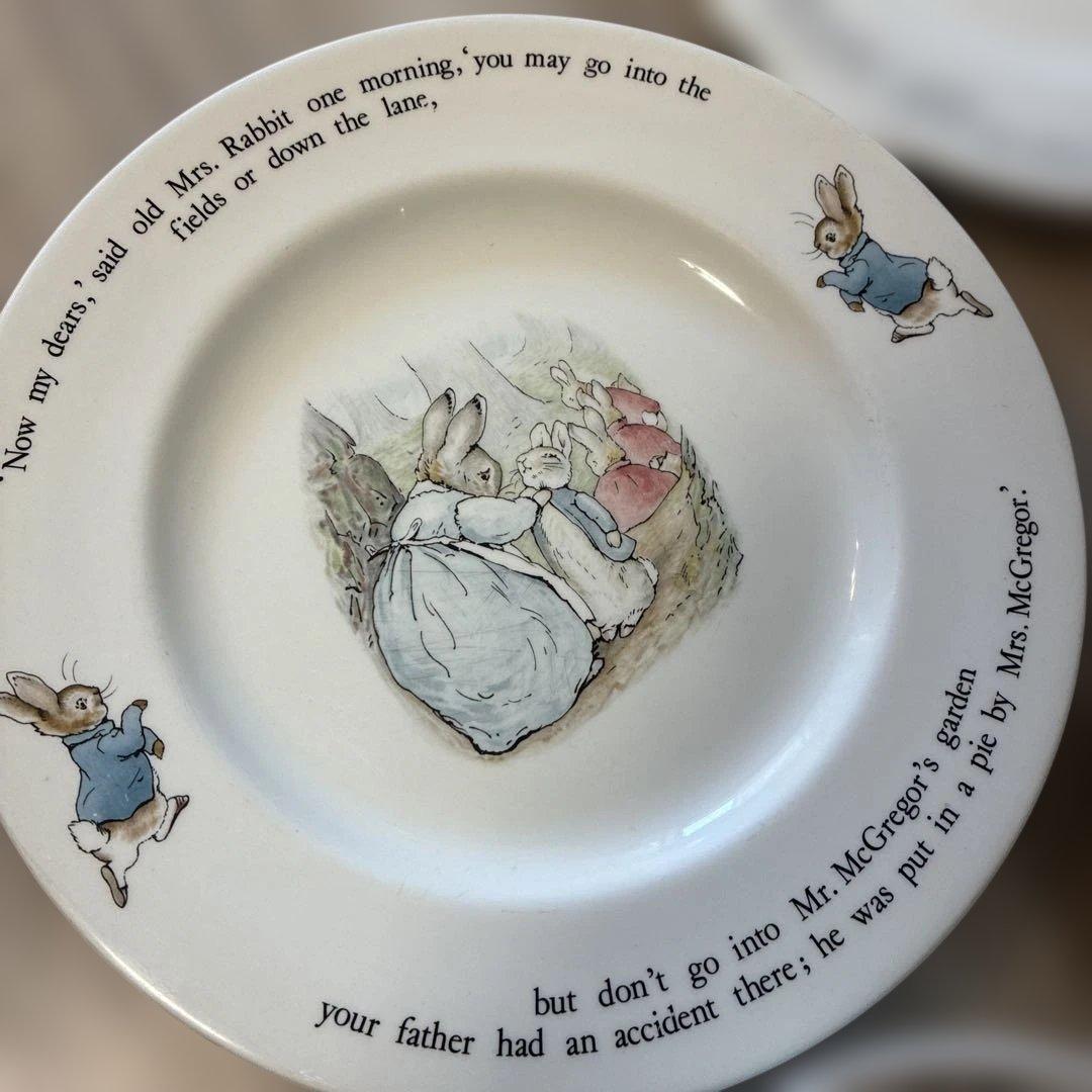  ピーターラビット　大皿　小皿　サラダ皿　食器　セット　うさぎ