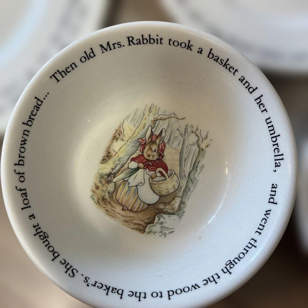  ピーターラビット　大皿　小皿　サラダ皿　食器　セット　うさぎ
