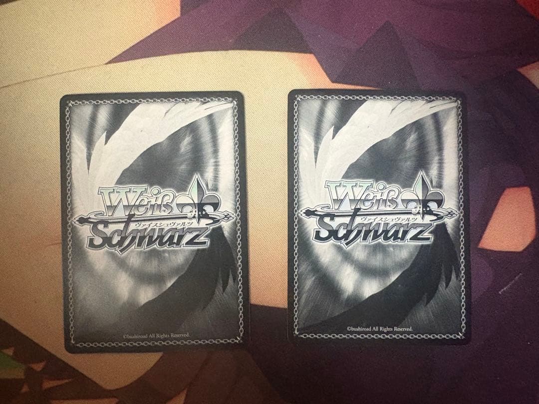 ws ヴァイスシュヴァルツ　帰るべき場所 フェイト rr 2枚