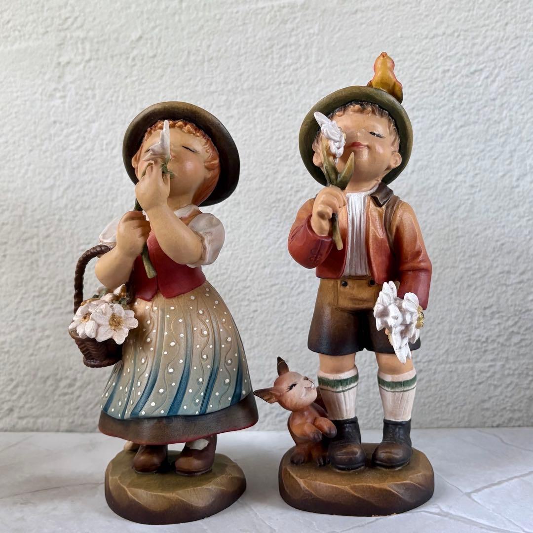 アンリ人形 ANRI Ferrandiz 18㎝・ペア　【エーデルワイズ】