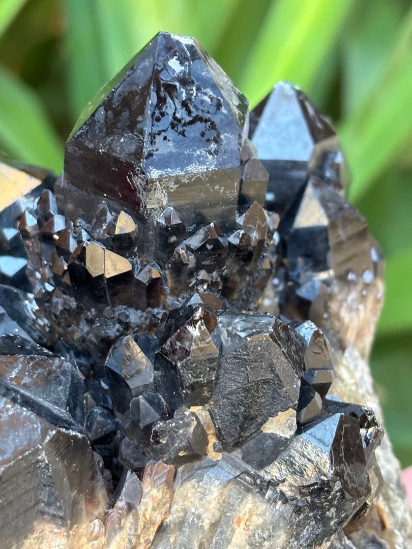 コンゴ産　モリオンクラスター　2200g 形姿良し　カッコいい　天然石