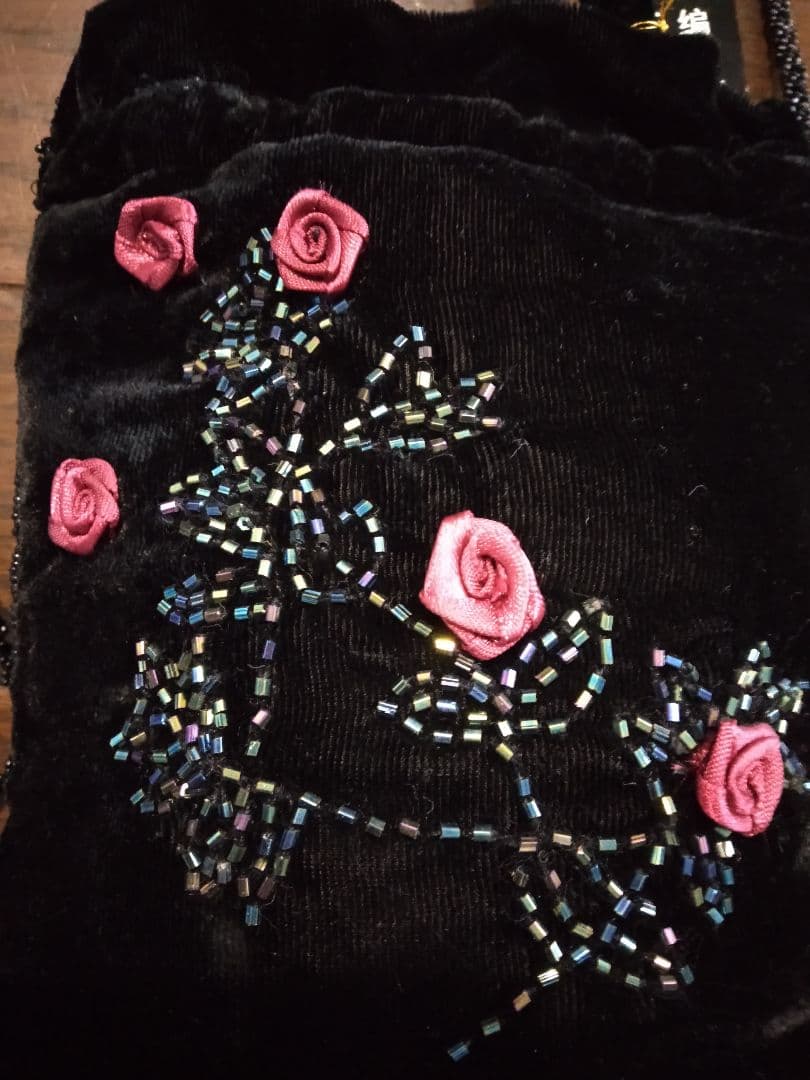 新品未使用　巾着　バッグ　レディース　チェーン付き　メルカリ便匿名配送