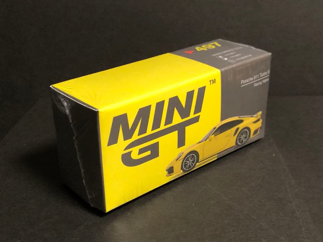 MINI GT 1/64 ポルシェ 911 ターボ S レーシングイエロー